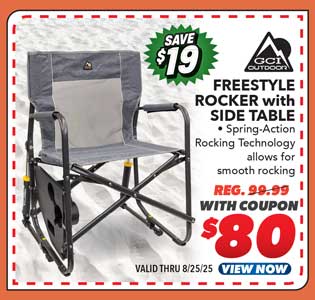 GCI Outdoor Freestyle Rocker with Side Table