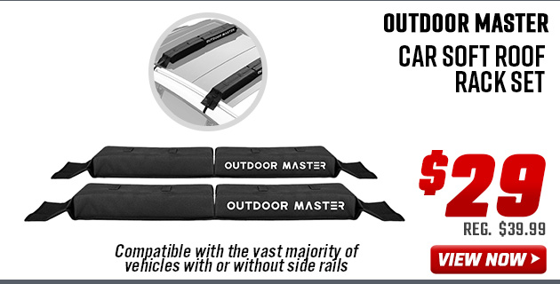 Outdoor Master Car Soft Roof Rack Set