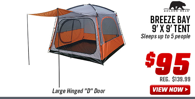 Golden Bear Breeze Bay 9' x 9' Tent