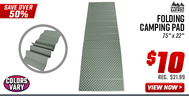 World Famous Sports Folding Camping Pad