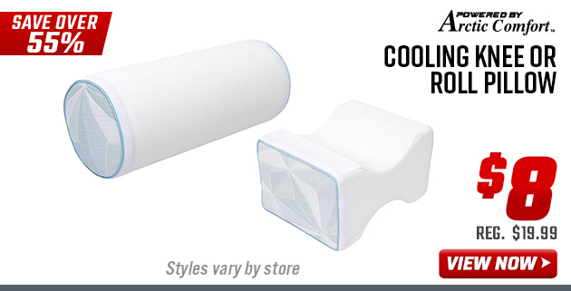 Arctic Comfort Cooling Knee or Roll Pillow