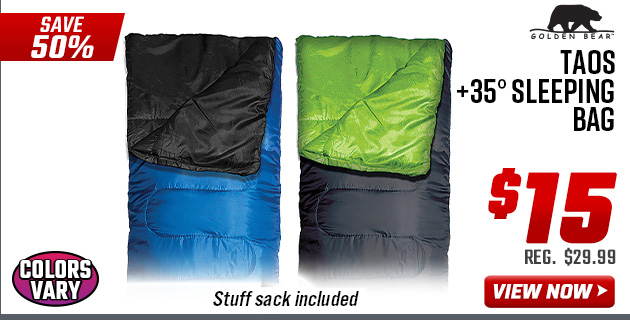 Golden Bear Taos +35° Sleeping Bag
