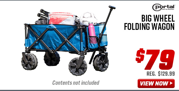 Portal Big Wheel Folding Wagon