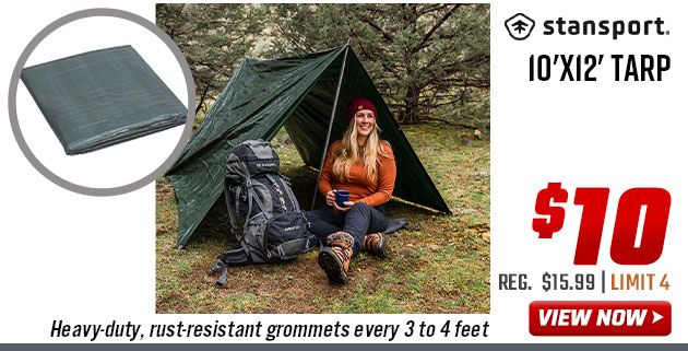 Stansport 10'x12' Tarp
