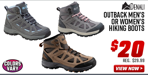 Denali Outback Men's or Women's Hiking Boots