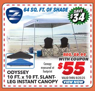 Z-Shade Odyssey 10' x 10' Slant Leg Instant Canopy