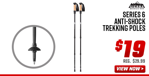 Sierra Mountain Gear Series 6 Anti-Shock Trekking Poles