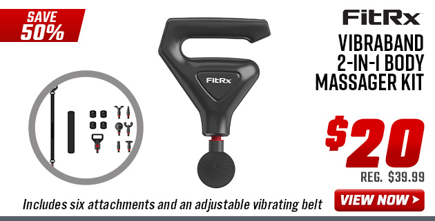 FitRx Vibraband 2-in-1 Body Massager Kit 