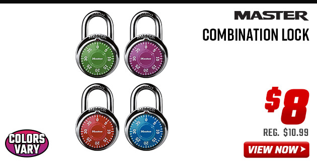 Master Combination Lock 