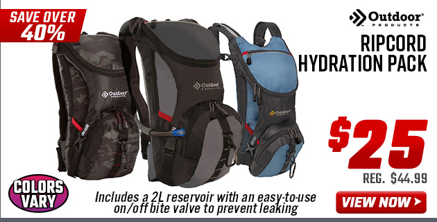 Outdoor Products Ripcord Hydration Pack