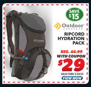 Outdoor Products Ripcord Hydration Pack