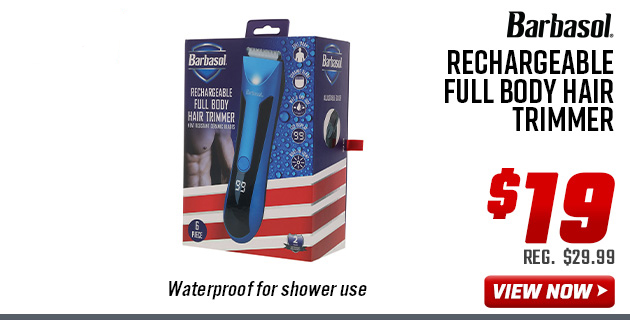 Barbasol Rechargeable Full Body Hair Trimmer