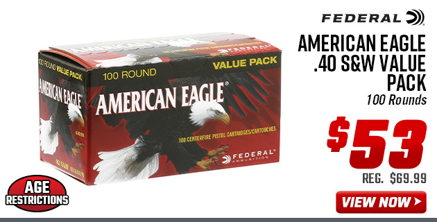 Federal American Eagle .40 S&W Value Pack