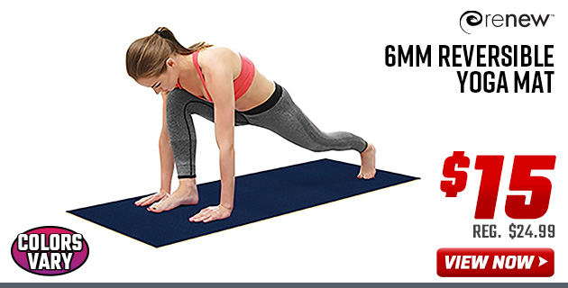 Renew 6mm Reversible Yoga Mat 