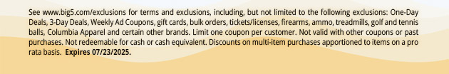 See www.big5.com/exclusions