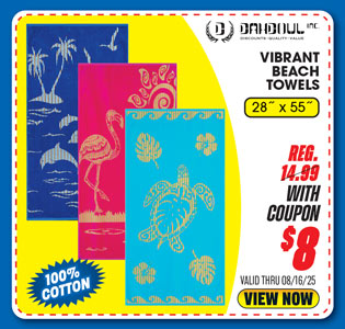 Dahdoul Vibrant Beach Towel