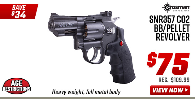 Crosman SNR357 CO2 BB/Pellet Revolver