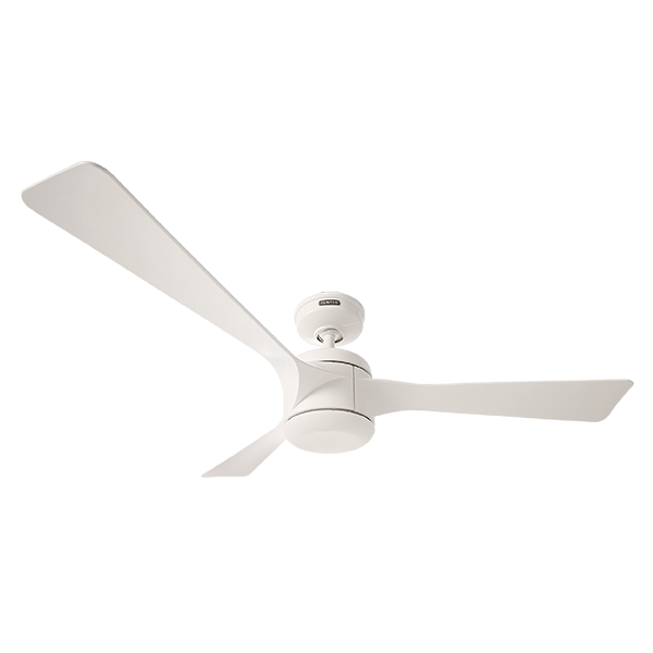HUNTER 132CM WHITE ROSEDALE 3 BLADE DC CEILING FAN