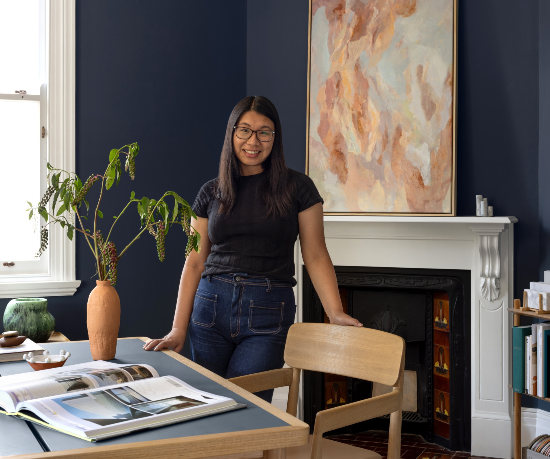 Kitty Lee at home