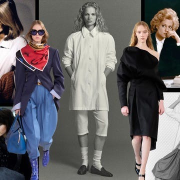 collage of 80s fashion