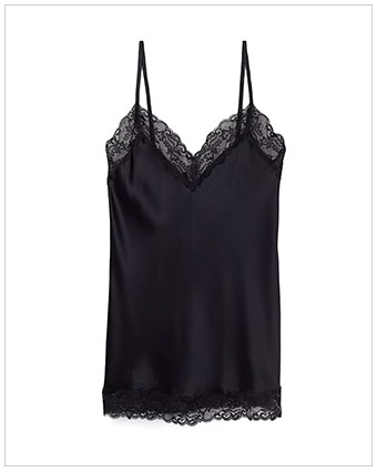 INTIMISSIMI Lace and Silk Top
