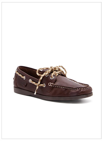 LOEFFLER RANDALL Espresso Vachetta Franco Loafers