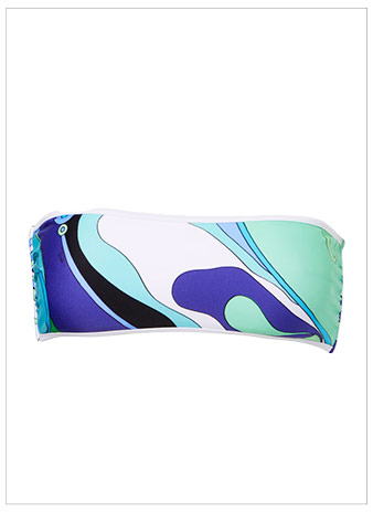 PUCCI Orchidee Printed Bikini Top
