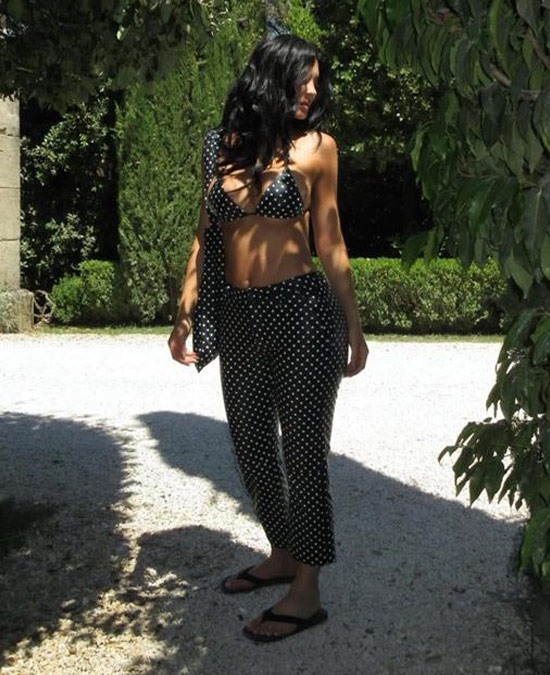 model wearing Diotima Ames top