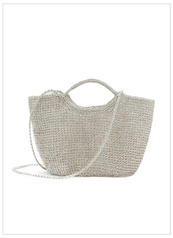 MANGO Mini Woven Crossbody Bag