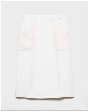 Prada Compact Sablé Skirt