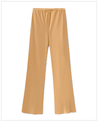 SILK LAUNDRY Bias Cut Pants