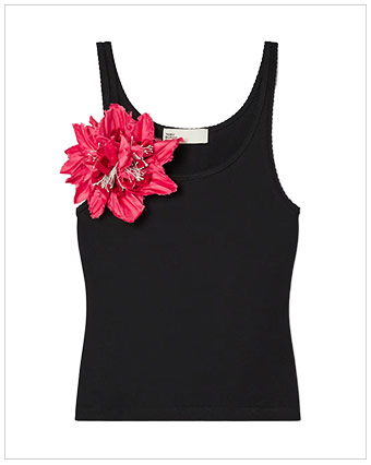 TORY BURCH Ribbed Tank Top