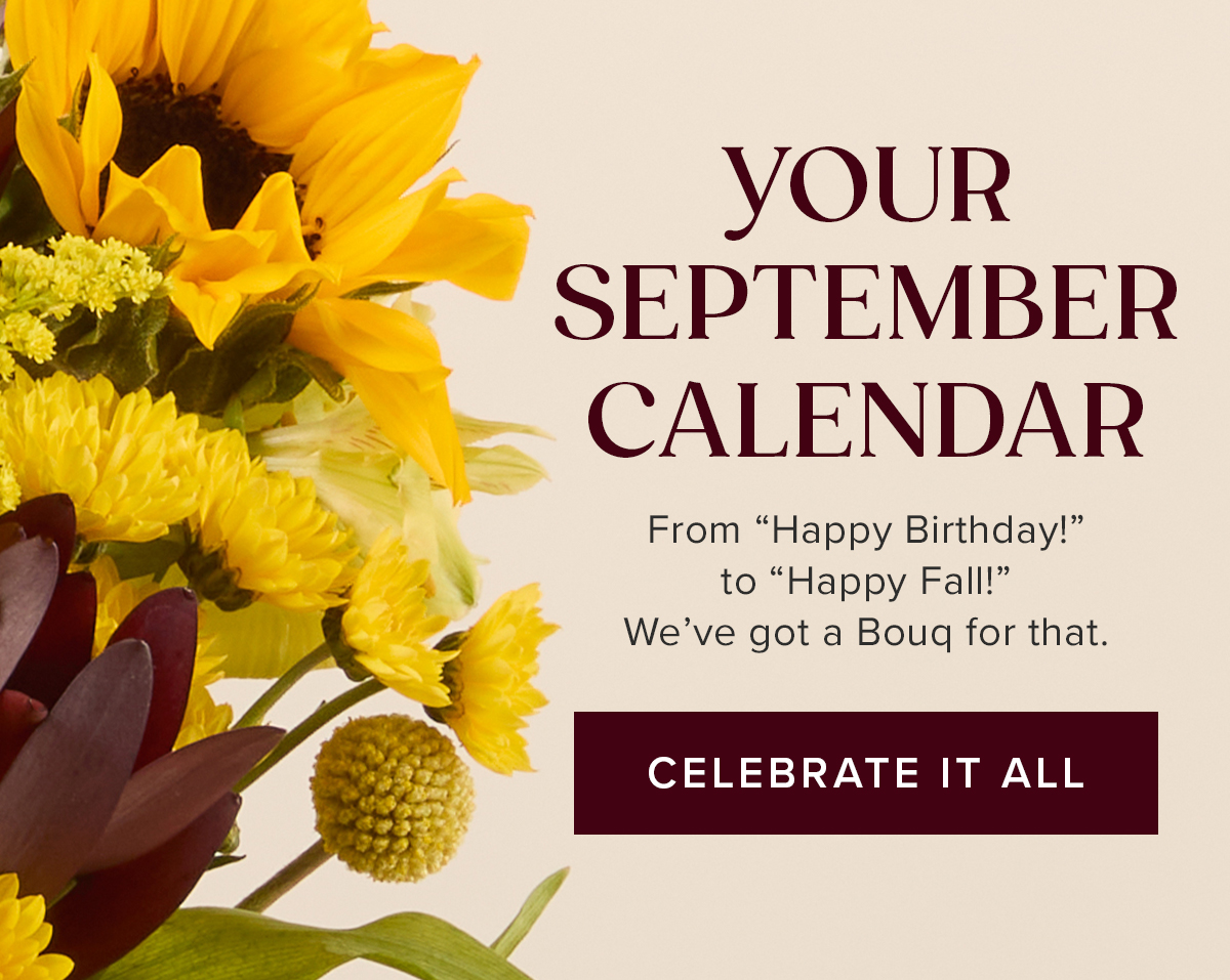 Your September Calendar. From 