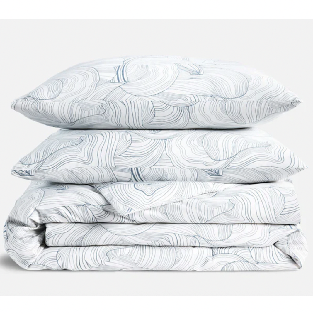 brooklinen classic percale duvet set