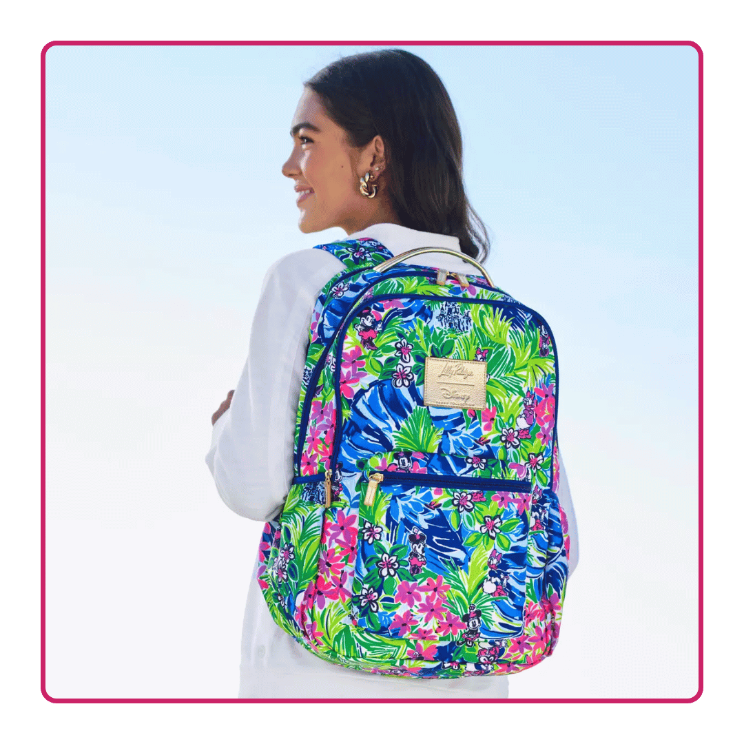 Minnie Mouse and Daisy Duck Backpack by Lilly Pulitzer