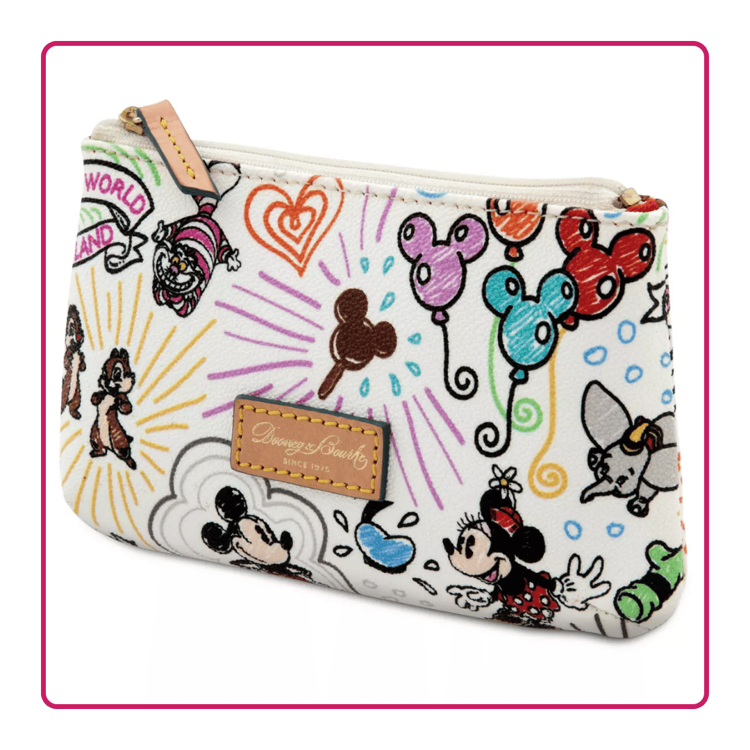 Disney Sketch Cosmetic Case by Dooney & Bourke