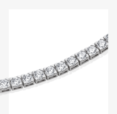 Diamond Tennis Bracelet 10 ct tw 14K White Gold 7”