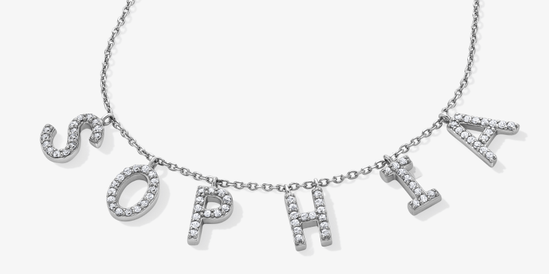 Example of a personalized necklace