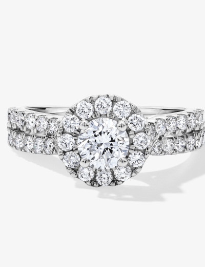 Now + Forever Lab-Grown Diamonds Engagement Ring 1-1/4 ct tw 14K White Gold