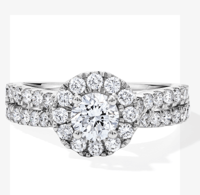 Now + Forever Lab-Grown Diamonds Engagement Ring 1-1/4 ct tw 14K White Gold