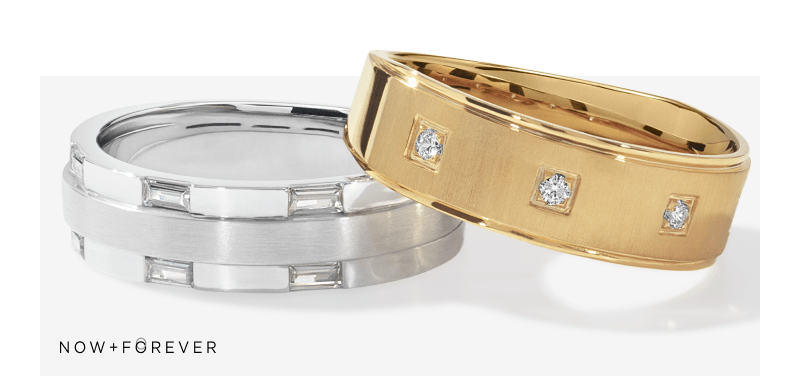 Men's rings from Now + Forever