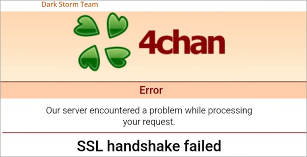 4chan Taken Offline After Major Cyberattack 4chan Taken Offline After Major Cyberattack