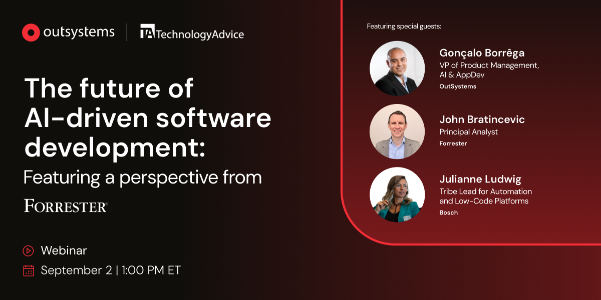The future of AI-driven software development: Featuring a perspective from Forrester 