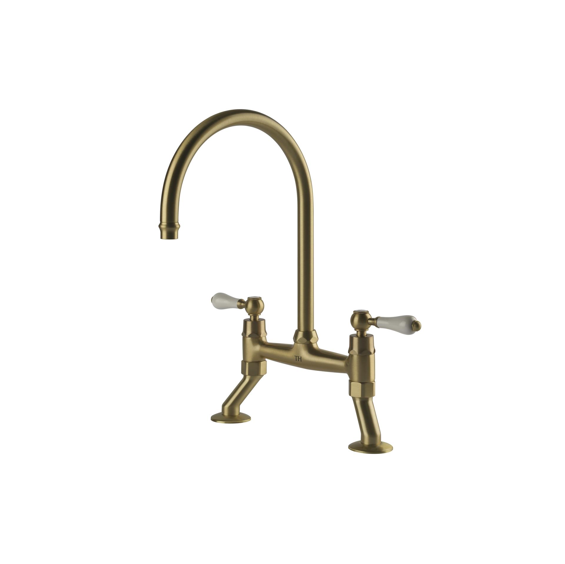 Ludlow Ceramic Lever Bridge  Sink Mixer