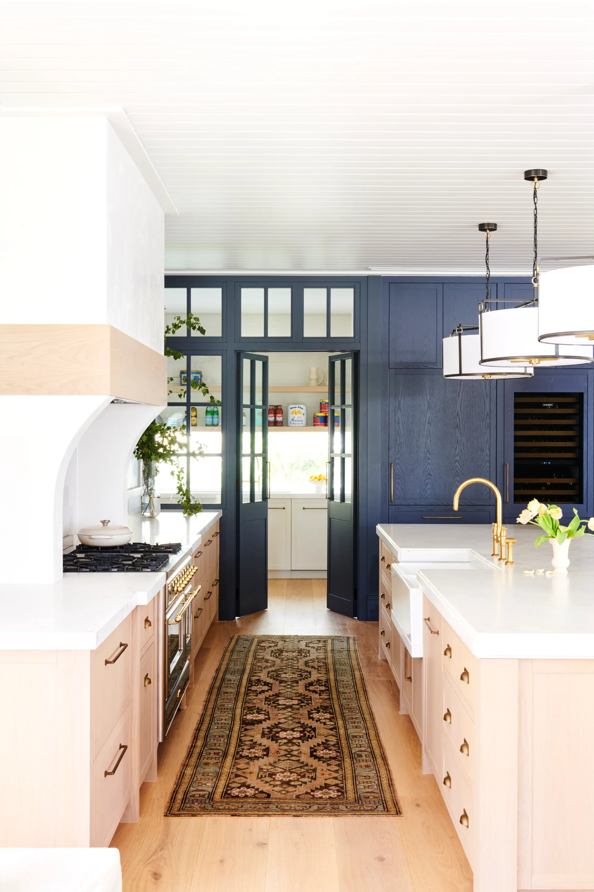 Inside a tranquil holiday retreat immersed in a lush landscape