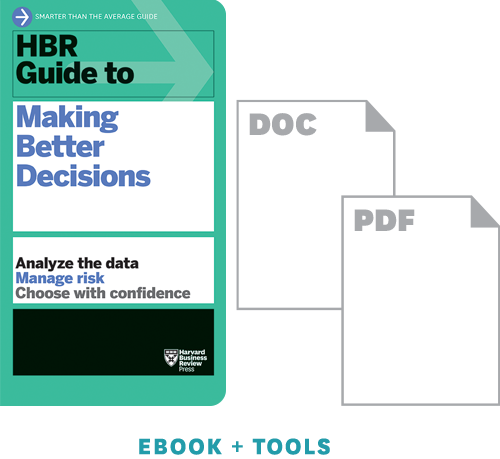 HBR Guide to Making Better Decisions Toolkit