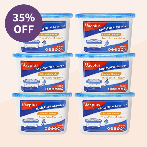 Vacplus Moisture Absorbers (6 Pack)