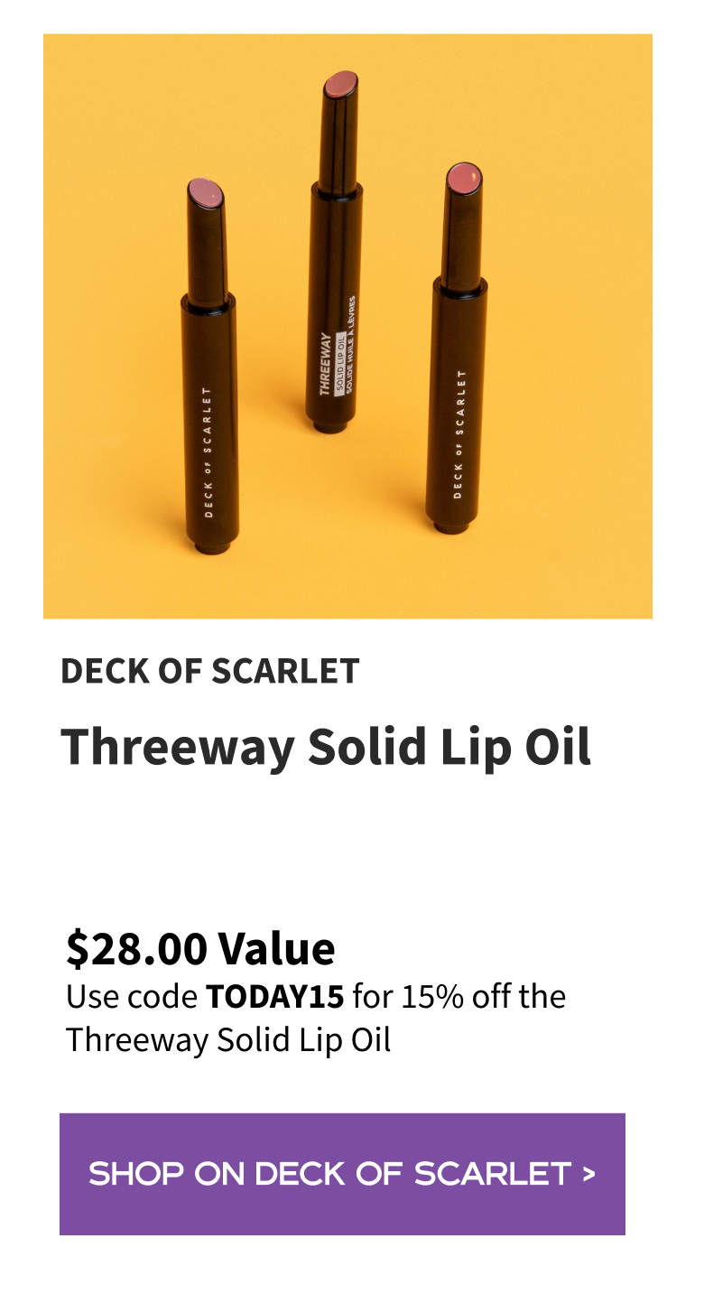 Deck of Scarlet Threeway Solid Lip Oil