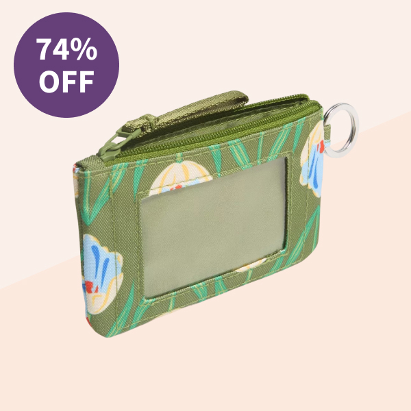 Vera Bradley Women's Outlet Lighten Up Zip ID Case
