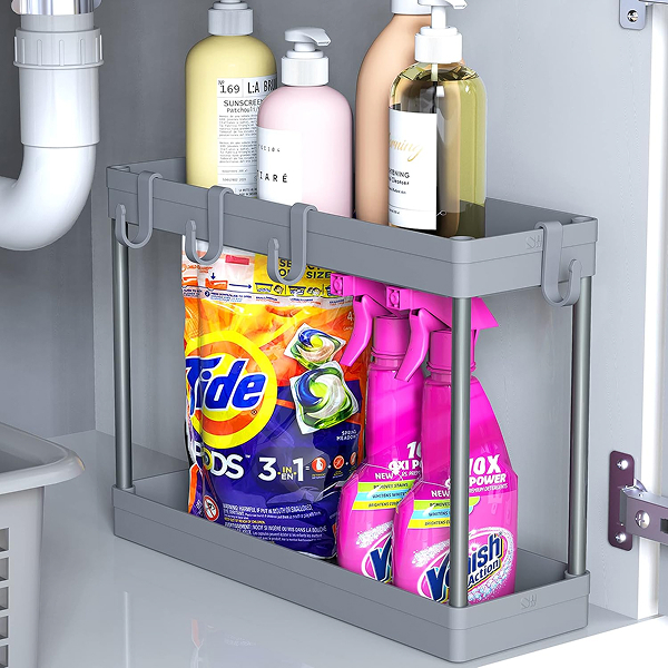 Simple Houseware 2-Tier Under Sink Organizer